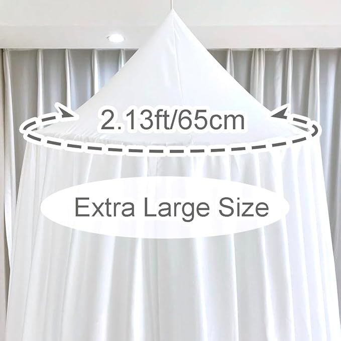 Upgrade Version of Canopy for Kids Bed, Extra Large Canopy for Girls Room Decoration Princess Castle Play Tent Hanging House, Dreamy Canopy for Children Room Reading Nook Canopies