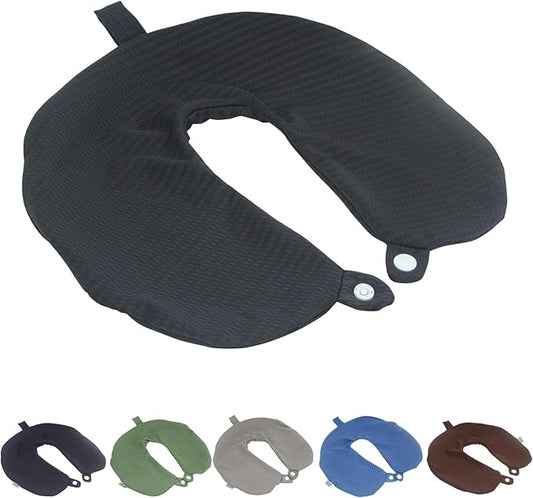 Neck Pillow Cover, Travel Neck Pillow Cover, Travel Neck Pillow Case Cover, Travel U Neck Pillow Cover, Soft and Smooth, Neck Pillow Replacement Cover (Only Pillow Covers, no Filler)