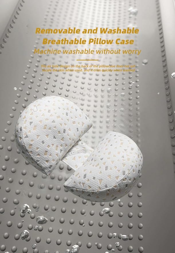 Pregnancy Pillows for Sleeping, Soft Pregnancy Pillow Side Sleeper with Detachable and Adjustable Pillow Cover, Maternity Body Pillow for Pregnancy Belly/Back Support