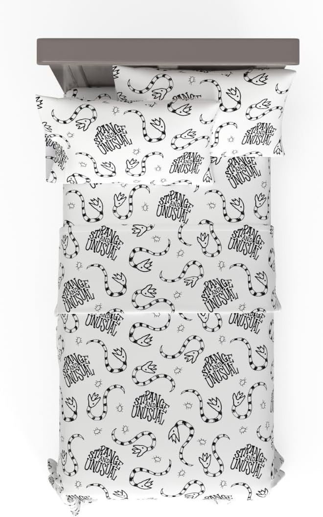 Franco Collectibes Beetlejuice Bedding Super Soft Microfiber Twin Sheet Set, College Dorm Essentials, (Officially Licensed Product)