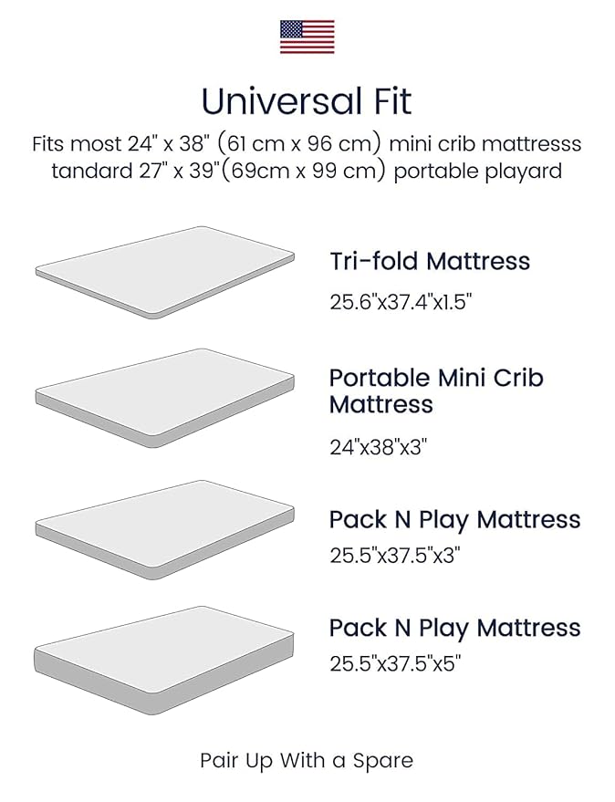 TotAha Cactus Pack N Play Sheets, Premium Stretch Fitted Portable Mini Cribs Playards Sheets, Ultra Soft Breathable Jersey Knit Mini Crib Sheet, 2 Pack