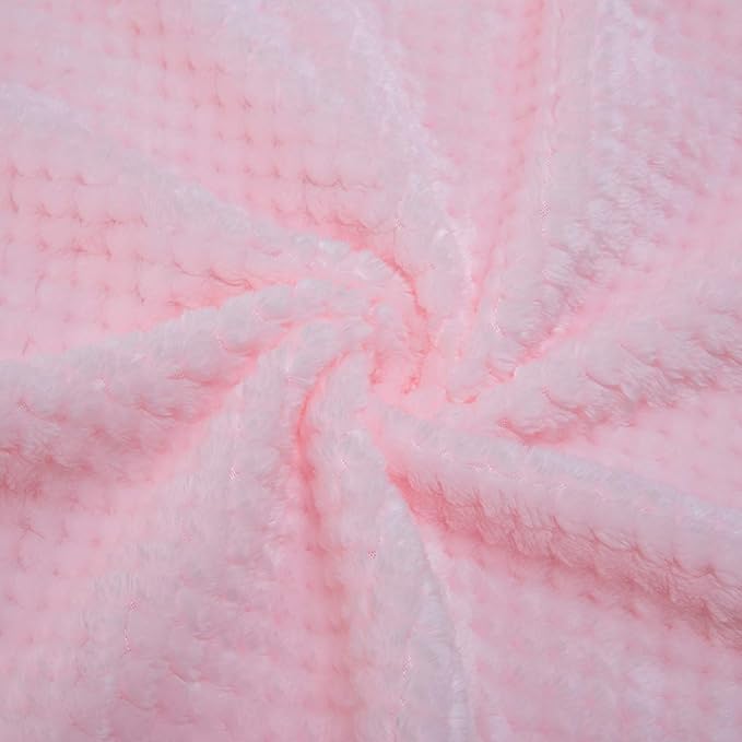 Fuzzy Throw Blanket, Plush Fleece Blankets for adults, Toddler, boys and Girls, Warm Soft Blankets and Throws for Bed, Couch, Sofa, Travel and Outdoor, Camping (Twin(60"x80"), XL1-Baby Pink)