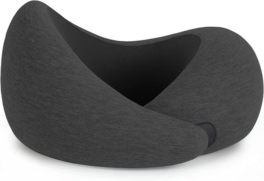 Ostrichpillow Go Neck Pillow - Premium Memory Foam Travel Pillow, 360º Ergonomic Design, Asymmetrical Sides, Travel Bag Included, Washable Modal Cover