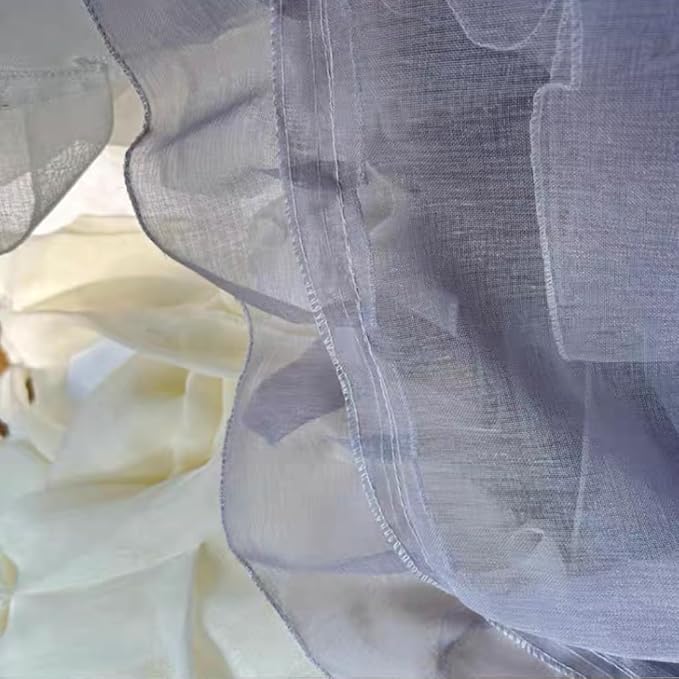 Elegant Princess 4 Corner Post Mosquito Net Romantic for Girls Women Bed Curtain Canopy for Adult Wedding Bedroom Kids Rooms Decoration (Type4-Grey, California King)