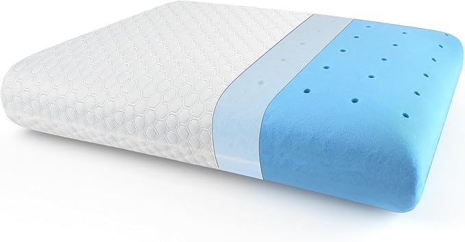 inight Memory Foam Pillows, Standard Pillow with Washable Cover, Back & Side Sleeper Pillows for Bed with Oeko-TEX & CertiPUR-US, Best Pillows for Sleeping