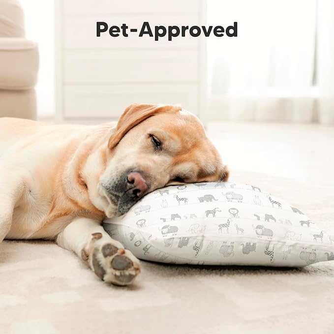 Toddler Pillow with Pillowcase - 10x18 My Little Dreamy Pillow, Organic Toddler Pillows for Sleeping, Kids Pillow, Small Pillows, Toddler Travel Pillows for Sleeping, Toddler Bed Pillows (Savannah)