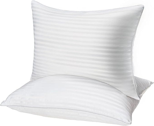 BP3 Bed Pillow, White Queen (Pack of 2), 2 Count