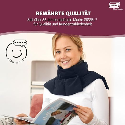 Sissel Linum Cervico, Provides Muscular Tension Relief, Contours to Fit Shoulders, Neck and Cervical Spine Perfectly, Provides Therapeutic Warmth, Easily Adjustable and Customizable