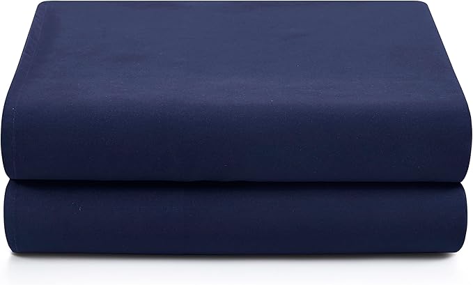 Microfiber Pillow Cases 14x20 Navy Blue Toddler Pillow Cases Set of 2 Soft Comfortable Not Shrink Small Pillow Cases Kids Pillowcase Envelope Style