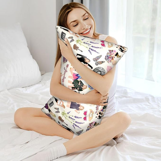 Pillowcase Pillow case Standard Size 20 x 30 Pillow Cases Queen Size Pillow Covers gilts for Women Men Girls Boys