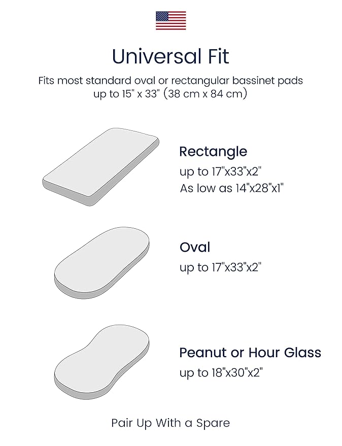 Premium Soft Dinosaur Bassinet Fitted Sheets, TotAha Stretchy Jersey Knit Bassinet Sheets for Baby Boy Girl, Ultra Breathable Bassinet Cover Universal for Oval, Rectangle Hourglass Bassinet Mattress