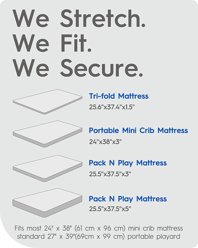 Cloud-Like Soft Pack N Play Sheets - Compatible with Graco, 4moms, Dream On Me, Baby Trend and Other 27 X 39/24 X 38 Inch Playard Mattress Pad, Jersey Knit Cotton, 2 Pack (Berry & Floral)