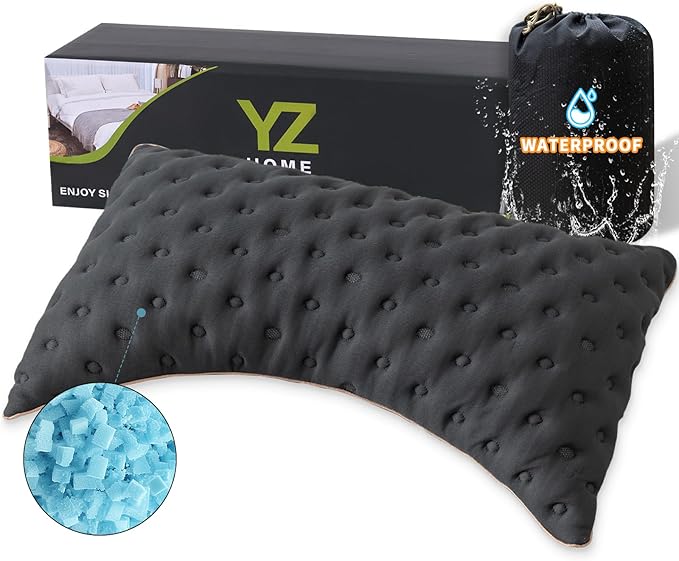 Pillow for Side and Back Sleepers Side Sleeper Pillow for Neck and Shoulder Pain Side Sleeper Bed Pillows Queen Size with Adjustable Shredded Memory Foam Filling