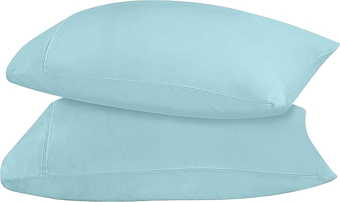 Utopia Bedding King Pillow Cases - 2 Pack - Envelope Closure - Soft Brushed Microfiber Fabric - Shrinkage and Fade Resistant Pillow Covers 20 X 40 Inches (King, Spa Blue)