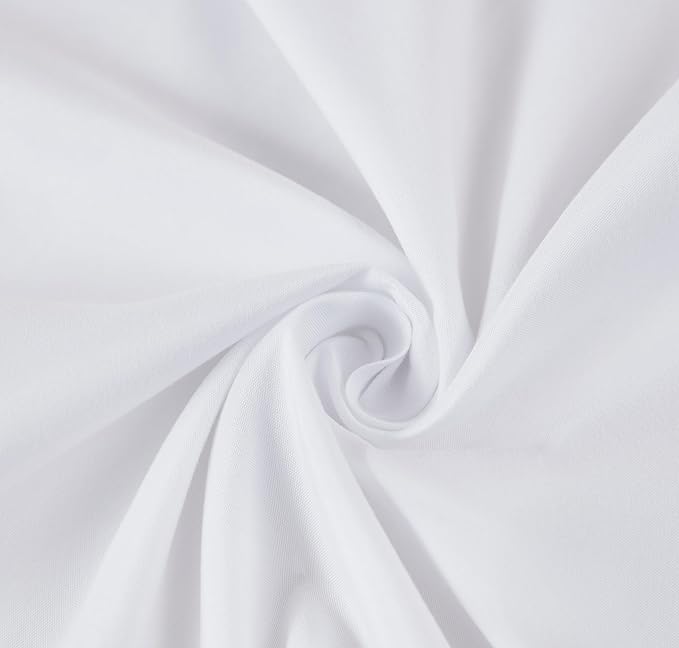 Akiky Linen Canopy Bed Curtains for Kid House Bed Montessori Canopy for Nursery Bed Canopy for Kids Child Toddler Adult Room Decoration(Full/Queen,White)