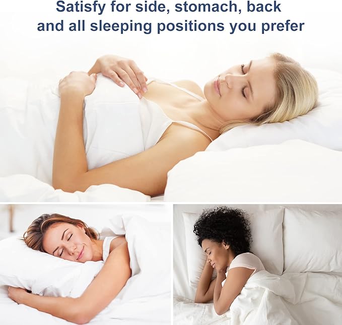 CozyLux Pillows Standard Size Set of 1, Hotel Quality Bed Pillows for Sleeping 1 Pack, Cooling Pillows for Side Back and Stomach Sleepers, Down Alternative Luxury Soft Supportive Pillows (18x26)