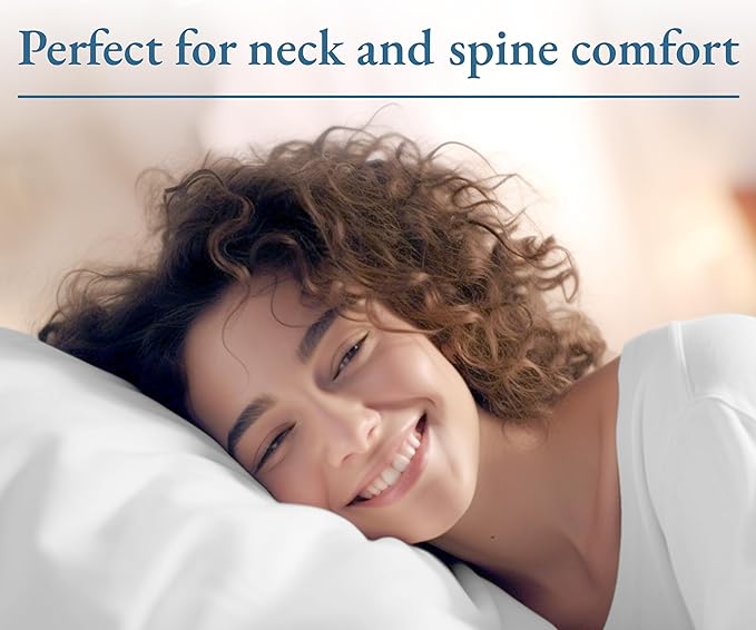 California Design Den 2-Pack Bed Pillows Queen Size Set of 2 for Sleeping, Cooling Luxury Hotel Pillows, for Back, Stomach or Side Sleepers