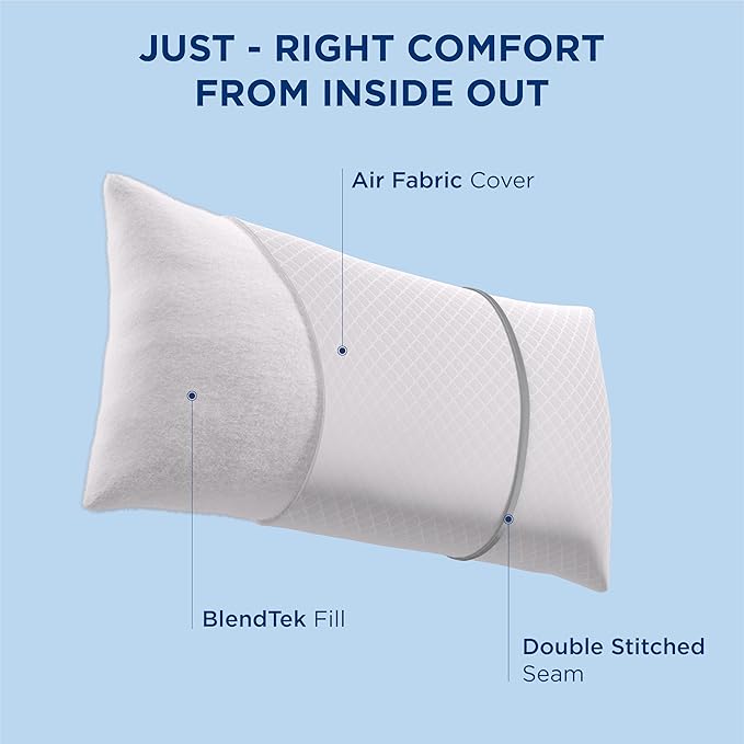 Bedsure Hotel Pillows - Luxury Bed Pillows for Sleeping with Decoration Strip Breathable Cover Soft & Supportive Pillows for Side, Back or Stomach Sleepers (2, Light Khaki, Standard)