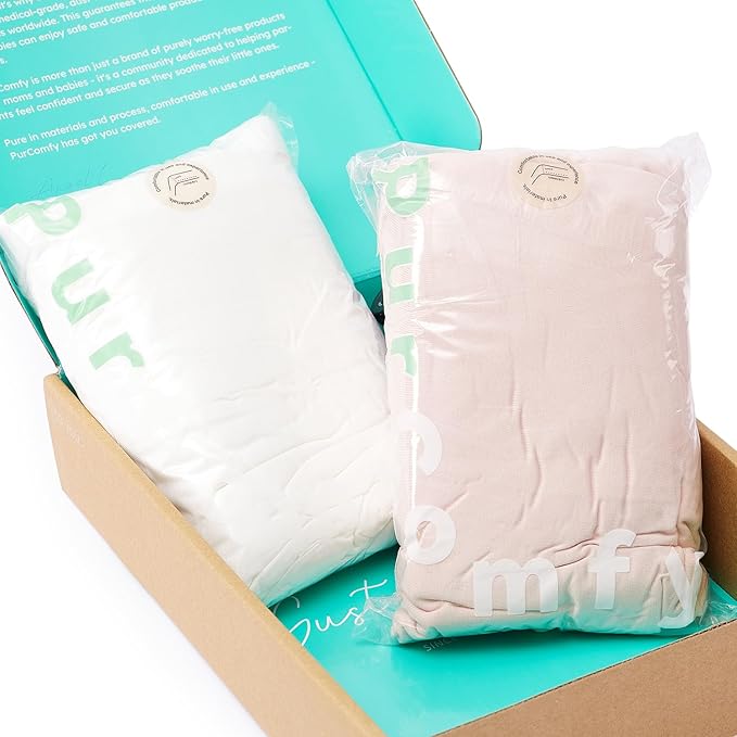 Supersoft Pack and Play Sheets Fitted, Premium Bamboo Viscose Mini Crib Sheets, Pack N Play Mattress Sheets, Graco Playard Baby Sheets Neutral for Boys Girls, 5'' Deep Pocket 2-Pack