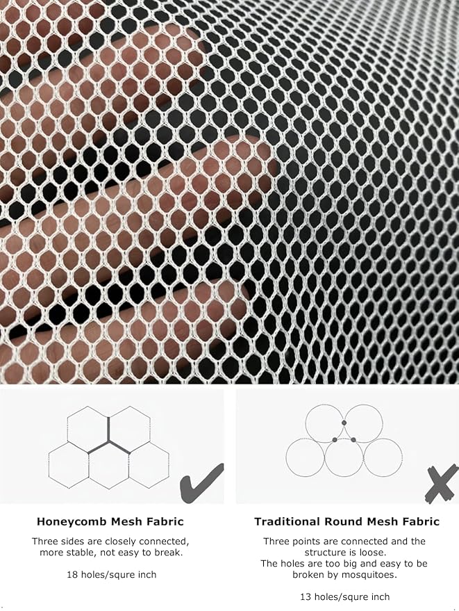 Mosquito Net for Bed, Folded Size 12 inch Portable Camping Travel Mosquito Net, Pop Up Mosquito Tent with Double Entry for King Queen Size Bed (Folded 12 Inch, 47"x75"x57")