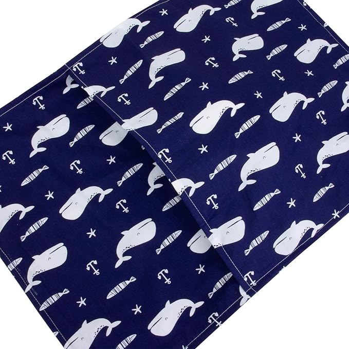 ALVABABY Toddler Pillowcases Fits 13 x 18 inch,12x 16inch Kids Sleep Pillow 2 Pack Cotton Baby Pillow Cover Envelope Children Pillowcases for Boys Girls Seaworld Dinosaur 2TPW12