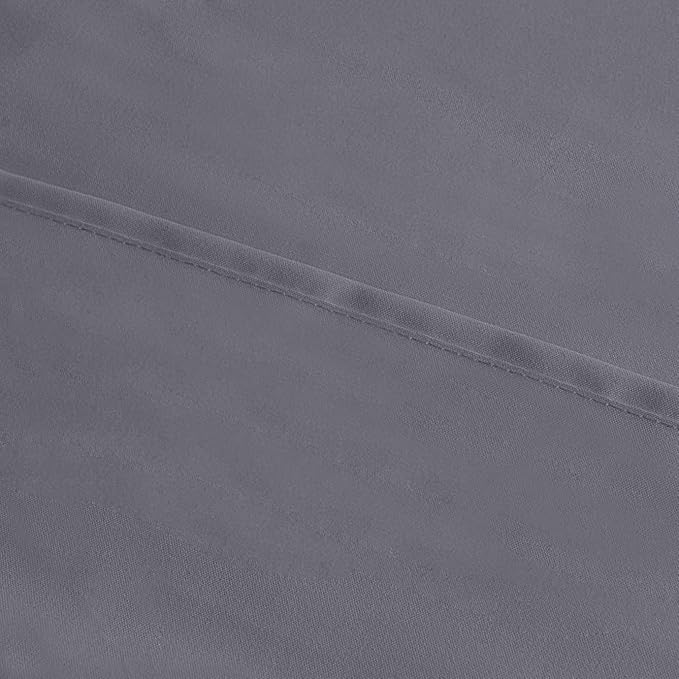 Utopia Bedding King Pillow Cases - 2 Pack - Envelope Closure - Soft Brushed Microfiber Fabric - Shrinkage and Fade Resistant Pillow Covers 20 X 40 Inches (King, Grey)