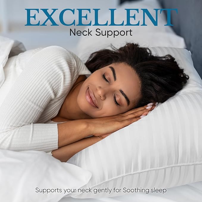 BP3 Bed Pillow, King (Pack of 2), White