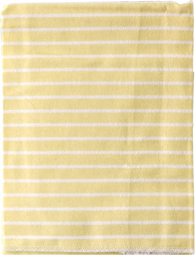 Luvable Friends Unisex Baby Cotton Flannel Receiving Blankets, Yellow, One Size