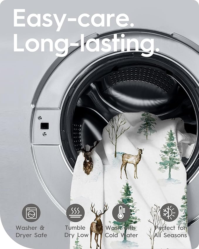 Bassinet Sheets for Baby Boy Girl, TotBasic Buttery Soft Universal Bassinet Fitted Sheet, Compatible with Halo, Mika Micky, Baby Delight, Dream On Me, Maxi COSI and More Bassinet Mattress(Bear&Deer)