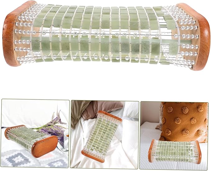 Jade Pillow Flat Pillows for Sleeping Pillows for Bed Sleeping Pillow for Women Home Supplies Hollow Pillow Jade Mat Pillow Room Accessories for Women Small Pillows for Sleeping