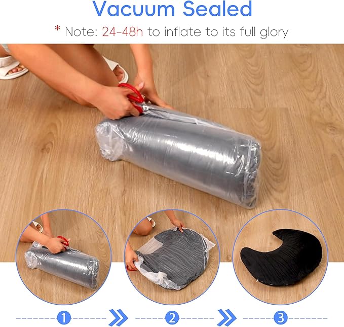 TYYIHUA Gaming Pillow Reading Pillow for Gaming Gamer Pillow Gaming Pillow for Lap Arm Rest Pillow Lap Pillow for Gaming, for Reading, Working (Black)