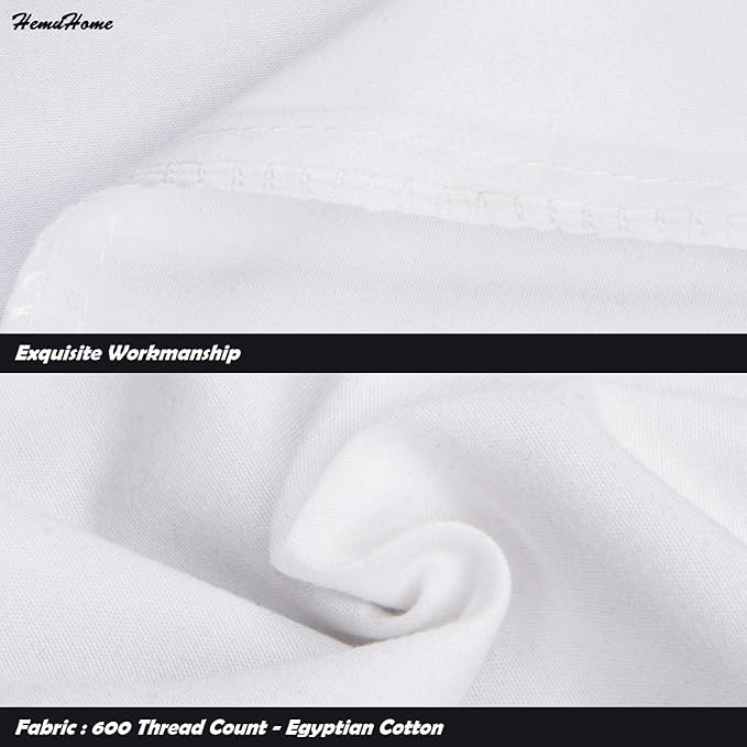 Toddler Pillowcase Set of 2 PC 600 TC 100% Egyptian Cotton Toodler 12x16 Inch Small Baby Travel Pillow Case Envelope Closer Decorative Soft Cozy Travel Kids Nursery Preschool Pillow Cases, White