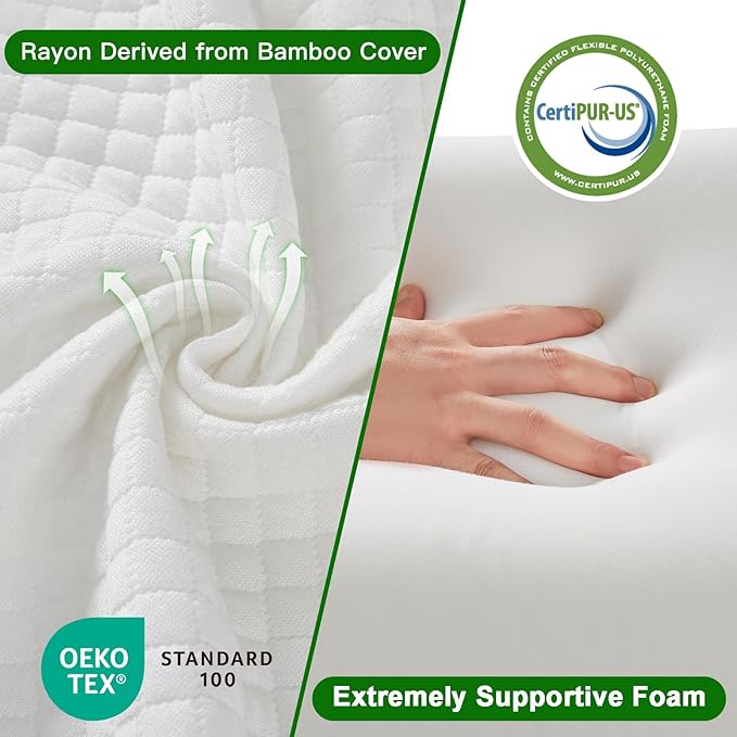 JJDANFILL Twin Size Bed Wedge Pillow Plus for Sleeping, Headboard Pillow/Bed Gap Filler/Mattress Wedge Close The Gap (0-8"), Between Your Headboard and Mattress. (39"*10"*6")