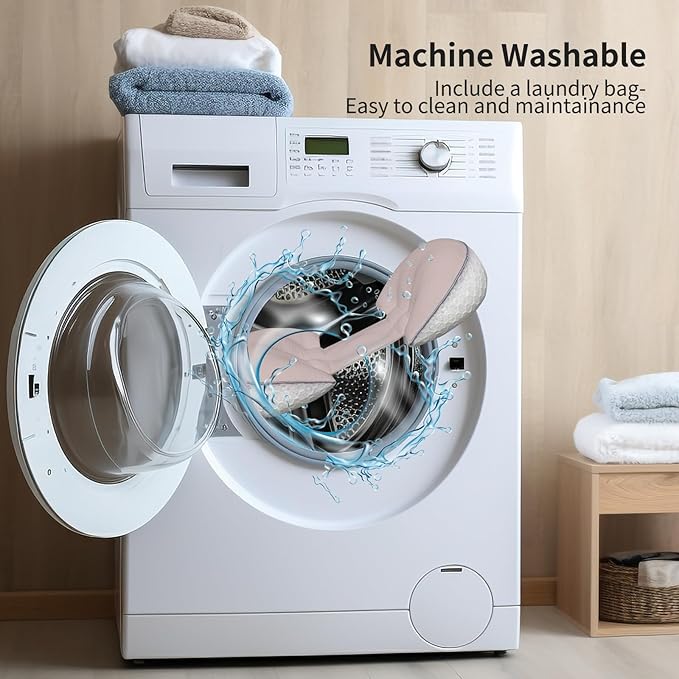 Pregnancy Pillows, PE Filling Body Pillow for Sleeping with Breathable Mesh Cover, Detachable and Adjustable Double-Sided Support for Back, HIPS, Legs and Belly Maternity Pillow (Pink)