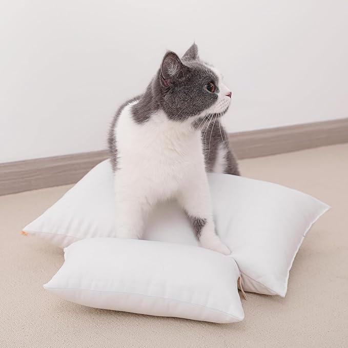 NTBAY Tiny Pillows, Down Alternative 7"x11" Microfiber Mini Pillows for Travel, Pets, Soft Machine Washable Small Pillows for Neck, Wrist, Lumbar and Knee, Aqua