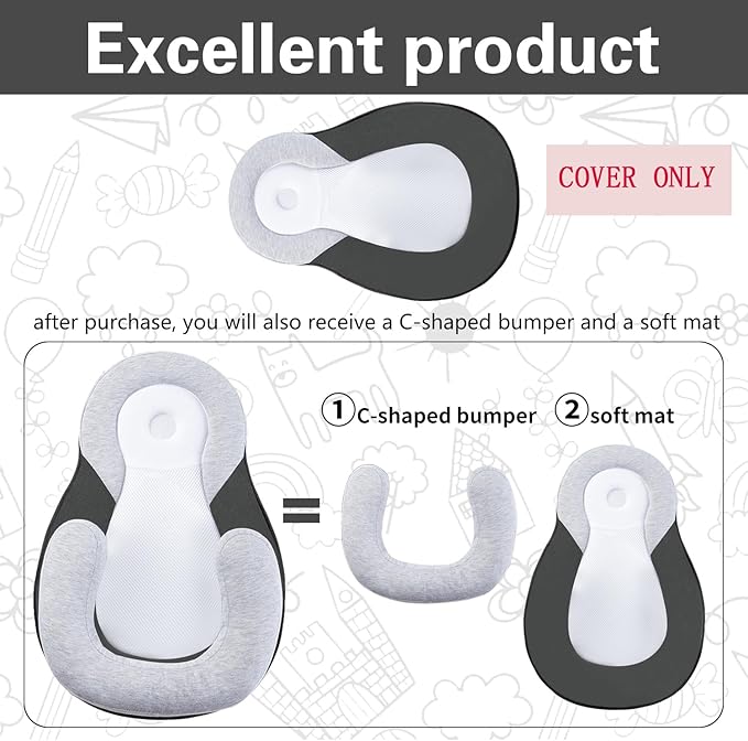 Bed Pillow for Sleeping with Memory Foam, Ultra Cmofortable Support PiIIow(L-Grey01)