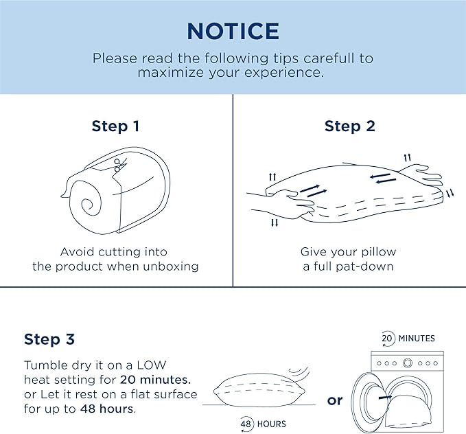 Bedsure Pillows Set of 2 - Fluffy & Soft Adjustable Layer Queen Pillows with Cotton Cover, Luxury Bed Pillows for Sleeping, Firm Pillows for Side, Back, Stomach Sleepers (1, King)