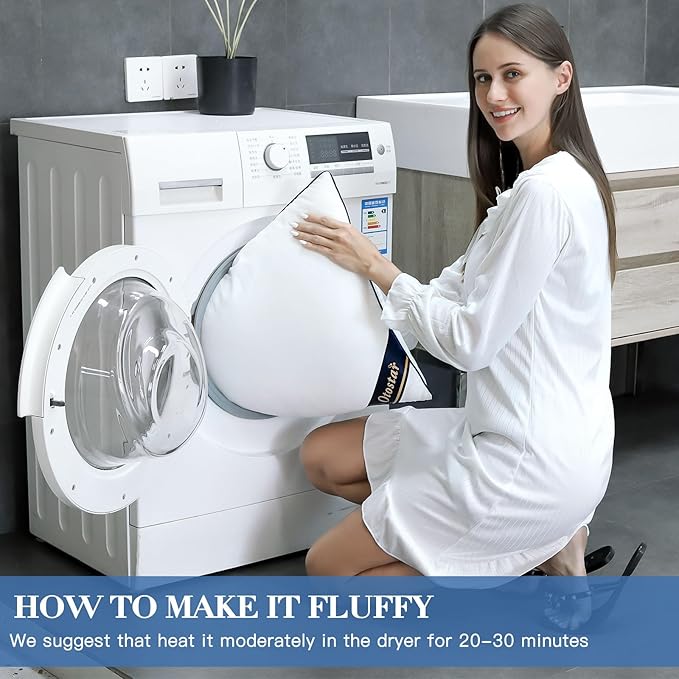 OTOSTAR Bed Pillows for Sleeping 4 Pack Standard Size Cooling Pillows Luxury Sleeping Pillow 3D Microfiber Filling Breathable Cover Soft Hotel Collection Pillows for Back Side or Stomach Sleepers