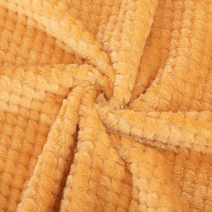 Fuzzy Blanket or Fluffy Blanket for Baby, Soft Warm Cozy Coral Fleece Toddler, Infant or Newborn Receiving Blanket for Crib, Stroller, Travel, Decorative (28Wx40L, XS-Banana)