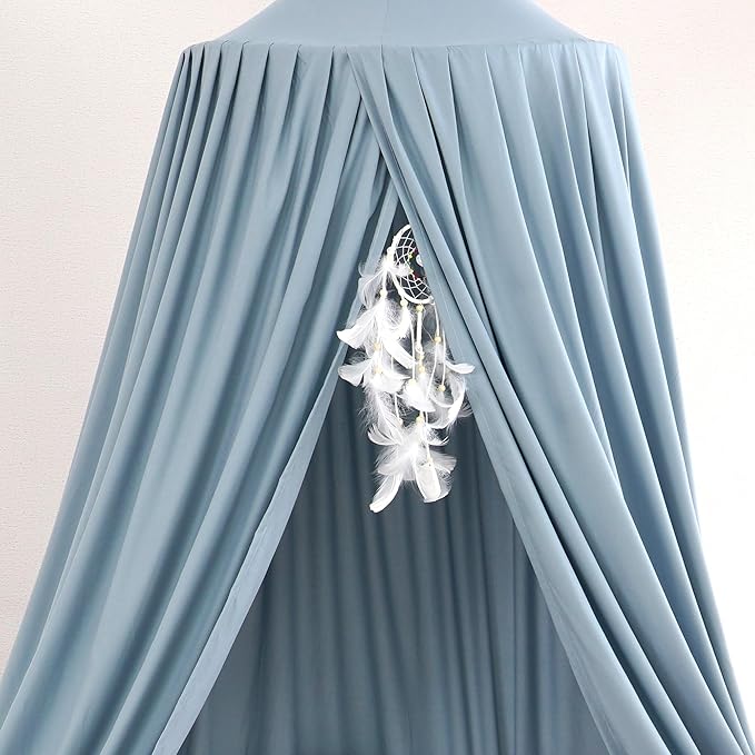 Upgrade Version of Canopy for Kids Bed, Extra Large Canopy for Girls Room Decoration Princess Castle Play Tent Hanging House, Dreamy Canopy for Children Room Reading Nook Canopies