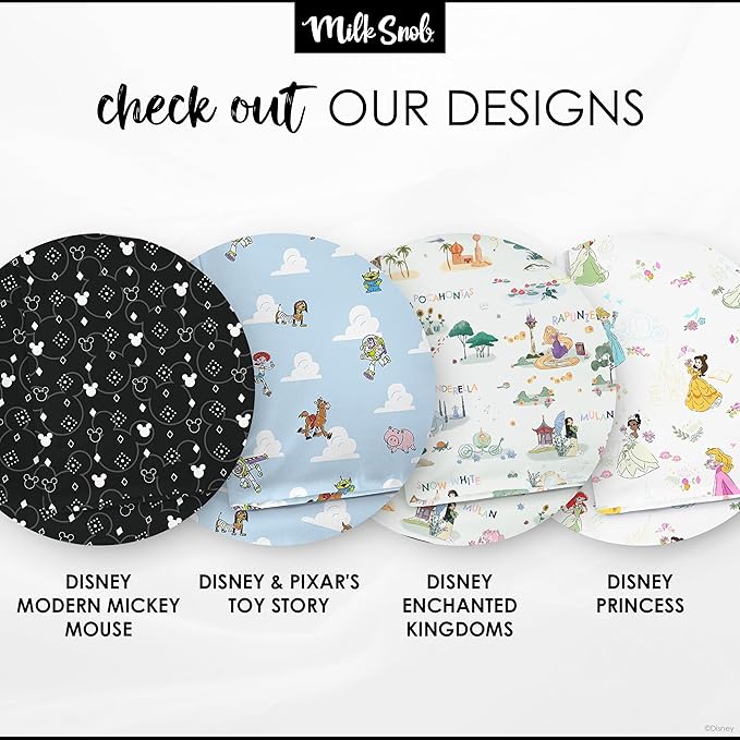 Milk Snob Disney A Wish Come True Baby Girl Swaddle Blanket, Soft Receiving, Security Bed and Play Blanket, Toddler and Infant Baby Bedding Registry and Shower Gifts, Newborn Essentials, 34" x 34"