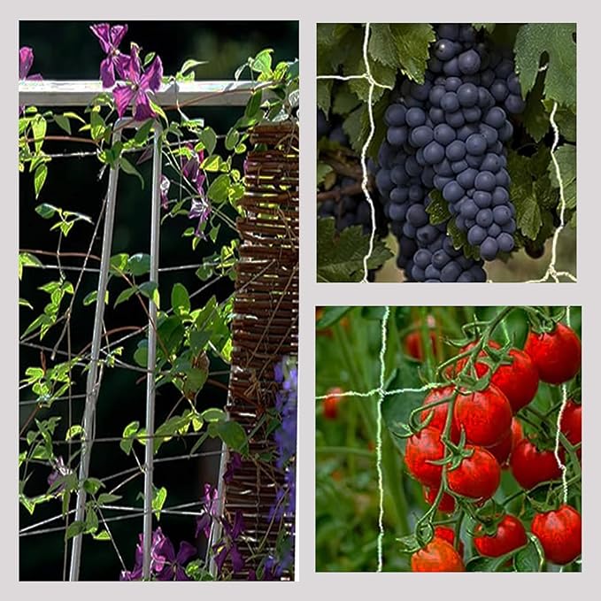 Rope Net Kids Safety Rope Netting Stairs Balcony Fence Safety Net Child Railing Playground Protection Rope Netting Indoor and Outdoor Decor Net White (6mm,2X0.5m)