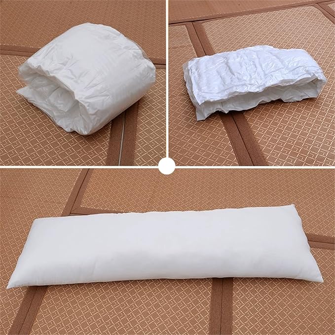 Side Sleeper Pillow Inner 63''x20'' Hugging Body Pillow Insert Extra Long Throw Pillow Core (63x20 in)