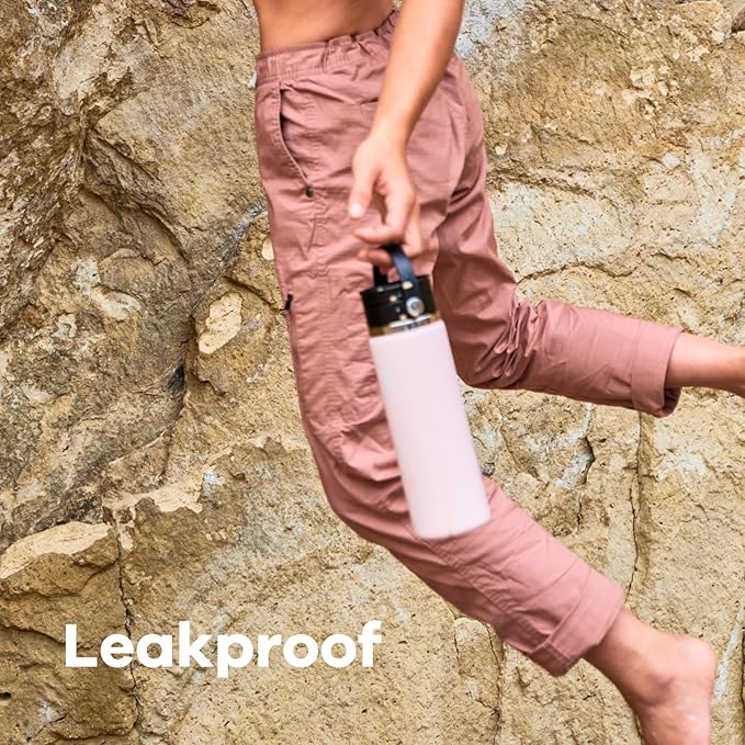 Hydro Flask Stainless Steel Wide Mouth Bottle with Flex Sip Lid and Double-Wall Vacuum Insulation for Coffee, Tea and Drinks