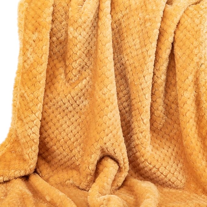 Fuzzy Blanket or Fluffy Blanket for Baby, Soft Warm Cozy Coral Fleece Toddler, Infant or Newborn Receiving Blanket for Crib, Stroller, Travel, Decorative (28Wx40L, XS-Banana)