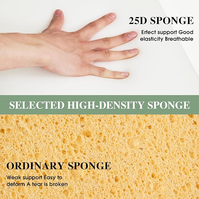 Full Size Bed Wedge Pillow - for Headboard Gap/Headboard Pillow/Mattress Wedge /Bed Gap Filler (54"x10"x6") - Bloster Triangle Pillow for Sleeping To Fill Gap (0-8") Between Headboard and Mattress