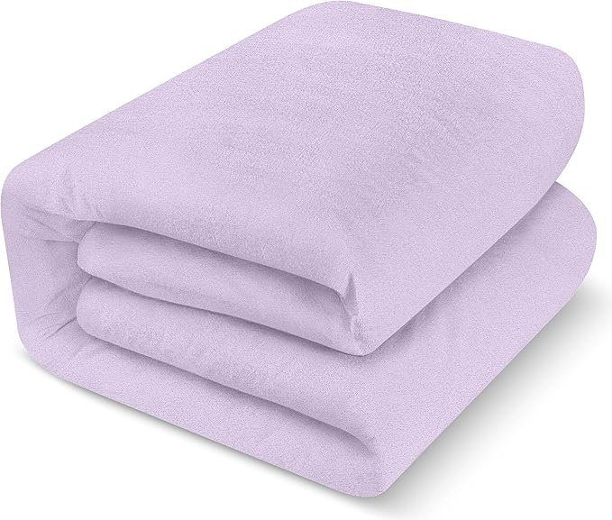 Utopia Bedding Waterproof Mattress Protector Queen Size, Premium Terry Mattress Cover 200 GSM, Breathable, Fitted Style with Stretchable Pockets (Lavender)