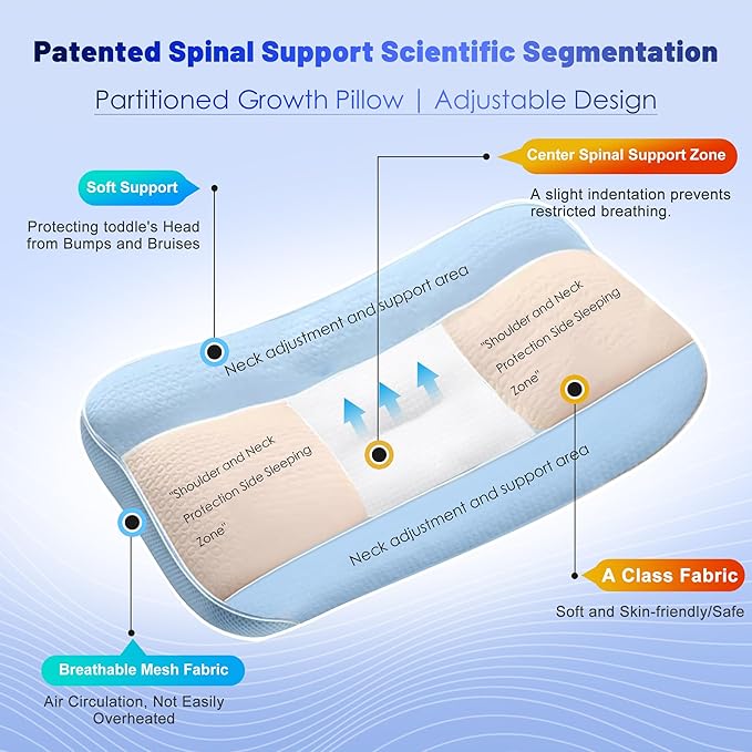 Toddler Pillow for Sleeping 3-6 Year Old