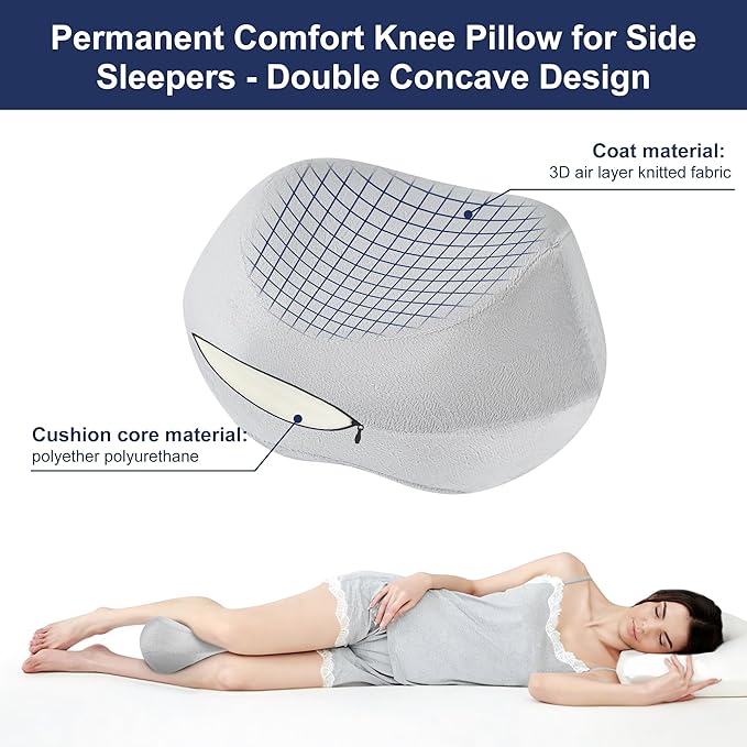 Memory Cotton Slow Rebound Leg Pillow Leg Pillow (Gray)