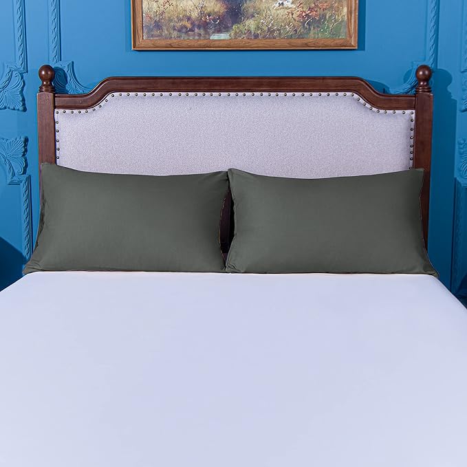 Toddler Pillowcase Set of 2 PC 600 TC 100% Egyptian Cotton Toodler 14x20 Inch Small Travel Pillow Case Envelope Closer Decorative Soft Cozy Travel Kids Nursery Preschool Pillow Cases, Dark Grey